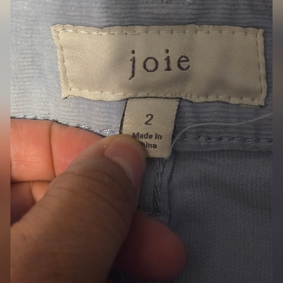 NWT Joie Maza Cropped Corduroy Pants Size 2 Color Thistle - Picture 12 of 13